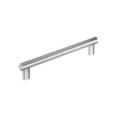 Bronx Zinc & Stainless Steel Polished Chrome Cabinet Pull 5