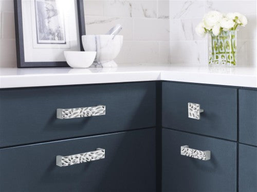 Calathea Zinc Polished Chrome Cabinet Pull 5