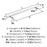 Caliber Zinc Polished Chrome Cabinet Pull 13