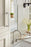 Coble Zinc Polished Chrome Cabinet Pull 27