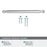 Coble Zinc Polished Chrome Cabinet Pull 21