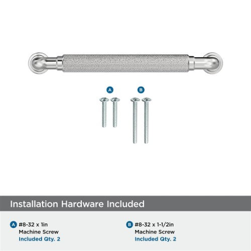 Collet Zinc Polished Chrome Cabinet Pull 19