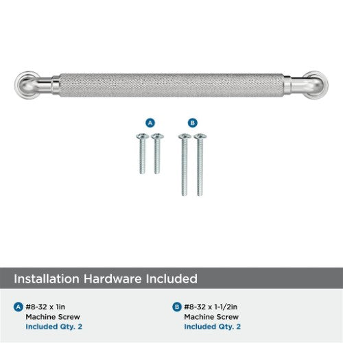 Collet Zinc Polished Chrome Cabinet Pull 20