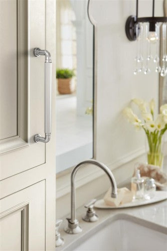 Cowrie Zinc Polished Chrome Cabinet Pull 28