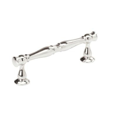 Crawford Zinc Polished Chrome Cabinet Pull 1