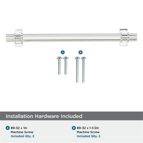 Davenport Zinc Polished Chrome Cabinet Pull 41