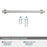 Davenport Zinc Polished Chrome Cabinet Pull 17