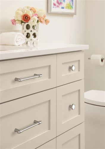 Destine Zinc Polished Chrome Cabinet Pull 19