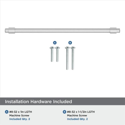 Destine Zinc Polished Chrome Cabinet Pull 43