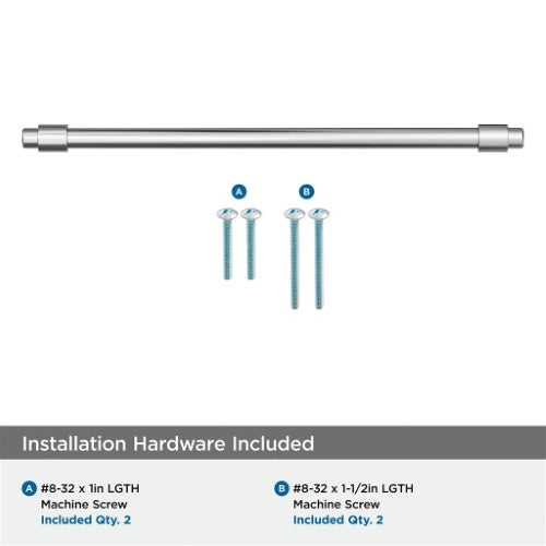 Destine Zinc Polished Chrome Cabinet Pull 23
