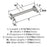 Dupont Circle Zinc Polished Chrome Cabinet Pull 16