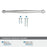 Enlivity Zinc Polished Chrome Cabinet Pull 21