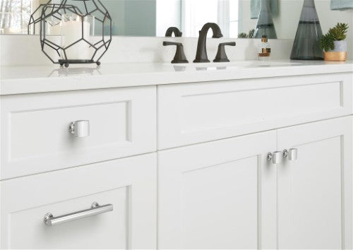 Everett Zinc Polished Chrome Cabinet Pull 24