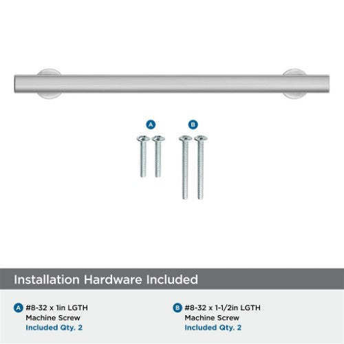 Everett Zinc Polished Chrome Cabinet Pull 21