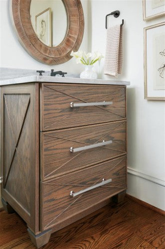 Everett Zinc Polished Chrome Cabinet Pull 27
