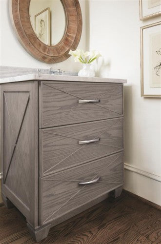 Extensity Zinc Polished Chrome Cabinet Pull 8