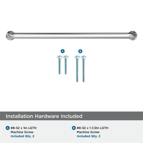 Factor Zinc Polished Chrome Cabinet Pull 24