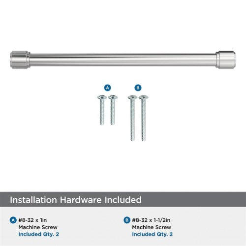 Faircrest Zinc & Steel Polished Chrome Cabinet Pull 24
