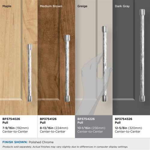 Fairfax Zinc Polished Chrome Cabinet Pull 27