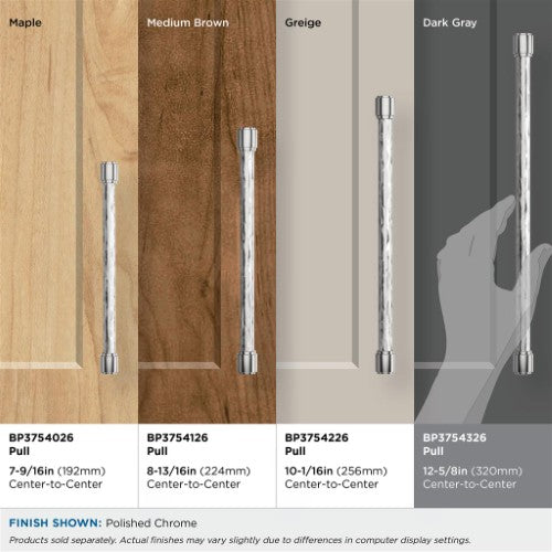 Fairfax Zinc Polished Chrome Cabinet Pull 28