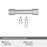 Faraday Zinc Polished Chrome Cabinet Pull 19