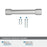Faraday Zinc Polished Chrome Cabinet Pull 20