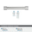Faraday Zinc Polished Chrome Cabinet Pull 21