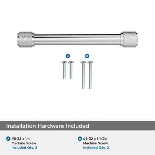 Faraday Zinc Polished Chrome Cabinet Pull 21