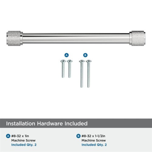 Faraday Zinc Polished Chrome Cabinet Pull 22