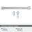 Faraday Zinc Polished Chrome Cabinet Pull 23
