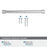 Faraday Zinc Polished Chrome Cabinet Pull 24
