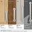 Farewind Zinc Polished Chrome Cabinet Pull 39