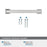 Lintel Zinc Polished Chrome Cabinet Pull 21