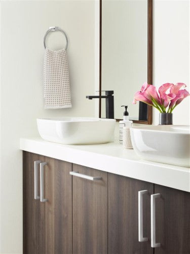 Monument Aluminum Polished Chrome Cabinet Pull 28