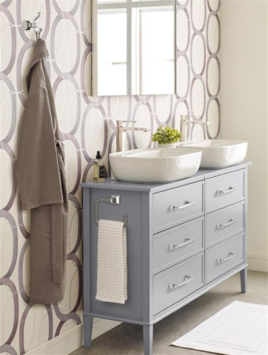 Mulholland Zinc Polished Chrome Cabinet Pull 22