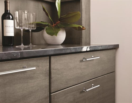 Radius Stainless Steel Polished Chrome Cabinet Pull 19