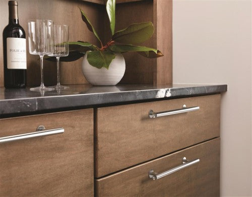 Radius Stainless Steel Polished Chrome Cabinet Pull 21