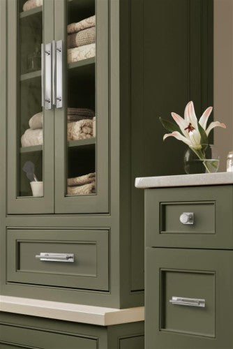Radius Stainless Steel Polished Chrome Cabinet Pull 32