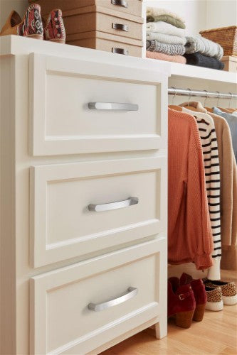 Rift Zinc Polished Chrome Cabinet Pull 14
