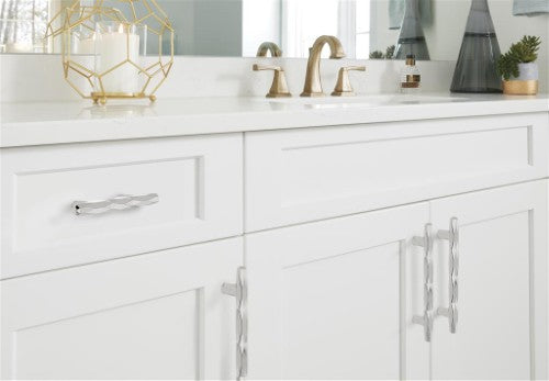 St. Vincent Zinc Polished Chrome Cabinet Pull 15