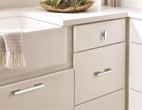 Status Aluminum Polished Chrome Cabinet Pull 10