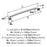Surpass Zinc Polished Chrome Cabinet Pull 14