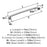Surpass Zinc Polished Chrome Cabinet Pull 15