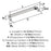 Townsend Zinc Polished Chrome Cabinet Pull 10