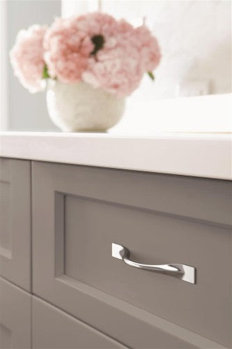 Uprise Zinc Polished Chrome Cabinet Pull 6
