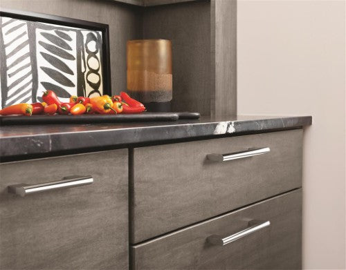 Versa Zinc Polished Chrome Cabinet Pull 18