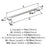 Versa Zinc Polished Chrome Cabinet Pull 15