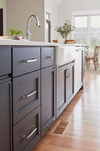 Ville Zinc Polished Chrome Cabinet Pull 7