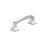 Ville Zinc Polished Chrome Cabinet Pull 1