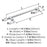 Winsome Zinc Polished Chrome Cabinet Pull 13